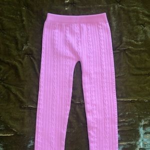 GIRLS SOFT BLUSH KNIT PANTS